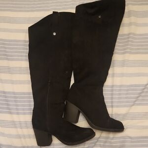 Elegant Black Knee-High Women's Boots